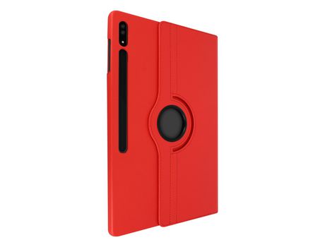 Carcasa Libro para Samsung Galaxy Tab S8 Ultra AVIZAR FOLIO-360-RD-X906N Rojo