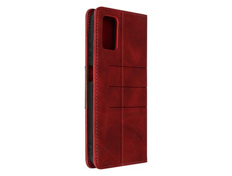 Carcasa Libro para Samsung Galaxy A03S AVIZAR FOLIO-FENKO-RD-A03S Rojo