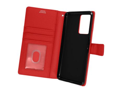 Carcasa Libro para Realme Gt Neo 3 AVIZAR FOLIO-LENNY-RD-NEO3 Rojo