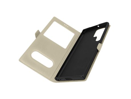 Carcasa Libro para Samsung Galaxy S22 Ultra AVIZAR FOLIO-TOWIND-GD-S22U Dorado
