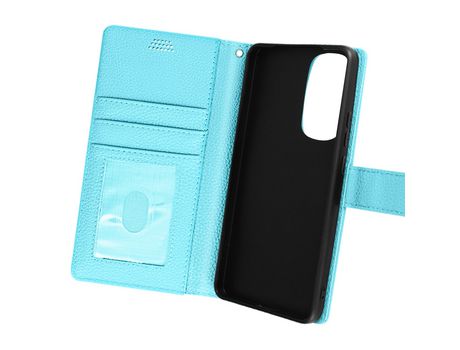 Carcasa Libro para Motorola Edge 30 AVIZAR FOLIO-LENNY-BL-EG30R Azul