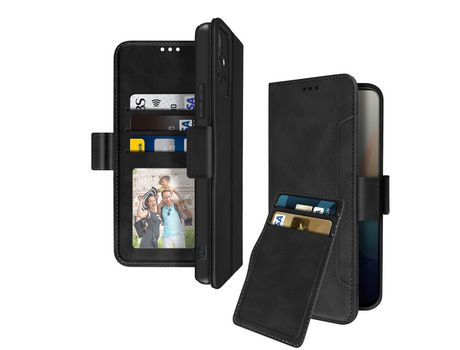 Carcasa Libro para Vivo Y55 5G AVIZAR FOLIO-CARD-BK-VY55 Negro
