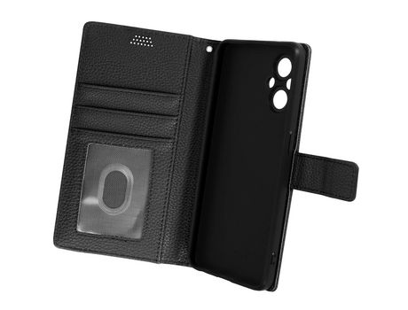 Carcasa Libro para Oppo Reno 8 Lite 5G AVIZAR FOLIO-LENNY-BK-R7Z Negro