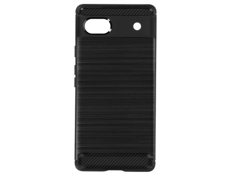 Carcasa para Google Pixel 6A AVIZAR BACK-CARBRUSH-BK-PX6A Negro