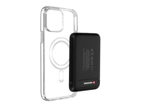 Carcasa Magsafe para iPhone 13 Mini SWISSTEN PACK-SWISS-MS-13MI Negro