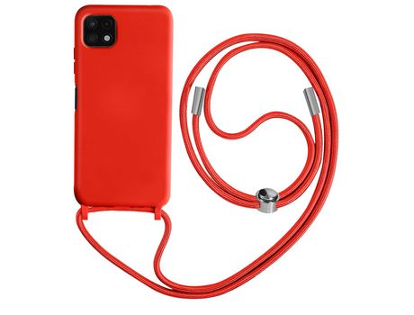Carcasa para Samsung Galaxy A22 5G AVIZAR BACK-KORDA-RD-A226 Rojo