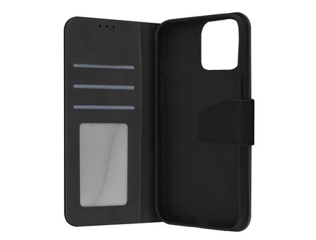 Carcasa Libro para iPhone 13 Pro AVIZAR FOLIO-PREM-BK-13PR Negro