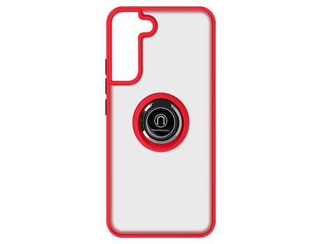 Carcasa con Anillo para Samsung Galaxy S22 Plus AVIZAR BACK-KAMEO-RD-S22P Rojo
