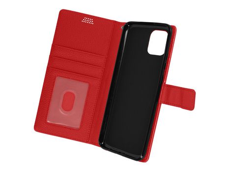 Carcasa Libro para Samsung Galaxy A03 AVIZAR FOLIO-LENNY-RD-A03R Rojo