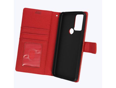 Carcasa Libro para TCL 30 Se AVIZAR FOLIO-LENNY-RD-TC30S Rojo