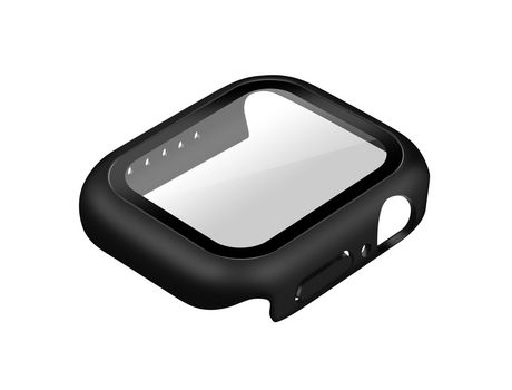 Carcasa para Watch Serie 7 AVIZAR BACK-TEMP-BK-SW41 Negro