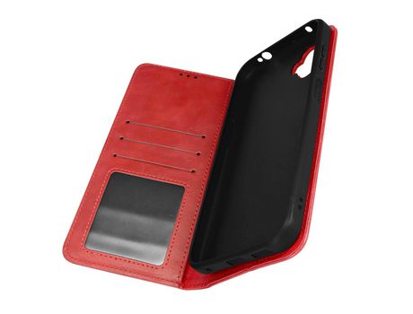 Carcasa Libro para Samsung Galaxy Xcover 6 Pro AVIZAR FOLIO-BUCKLE-RD-G736B Rojo