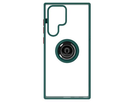 Carcasa con Anillo para Samsung Galaxy S22 Ultra AVIZAR BACK-KAMEO-GN-S22U Verde