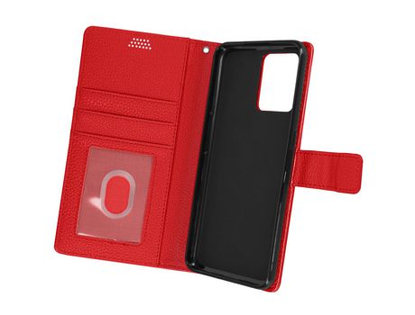 Carcasa Libro para Realme 9 Pro Plus AVIZAR FOLIO-LENNY-RD-RL9P Rojo