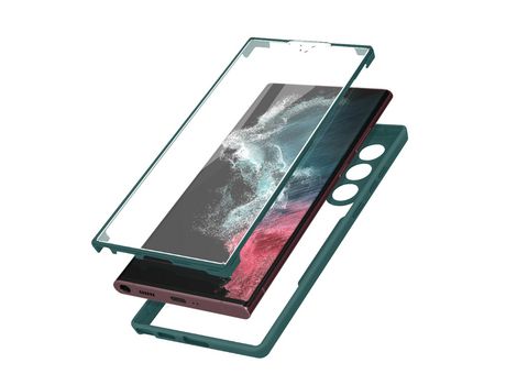 Carcasa para Samsung Galaxy S22 Ultra AVIZAR BACK-180-GN-S22U Verde