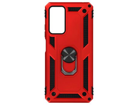 Carcasa con Anillo para Google Pixel 6A AVIZAR BACK-KOSTO-RD-RN11P Rojo