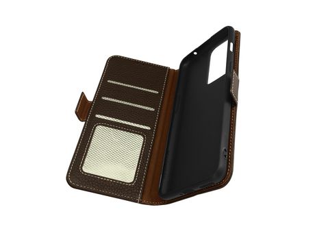 Carcasa Libro para Oneplus Nord 2T AVIZAR FOLIO-FIRST-BR-OPN2T Marrón