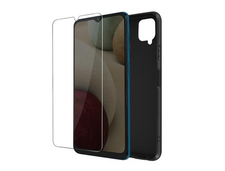 Pack de Protección para Samsung Galaxy A12 AVIZAR PACK-BLACK-A125F Negro