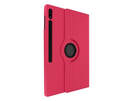Carcasa Libro para Samsung Galaxy Tab S8 Ultra AVIZAR FOLIO-360-FS-X906N Rosa