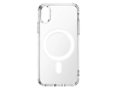 Carcasa Magsafe para iPhone X SWISSTEN BACK-SWISS-MS-IPX Transparente