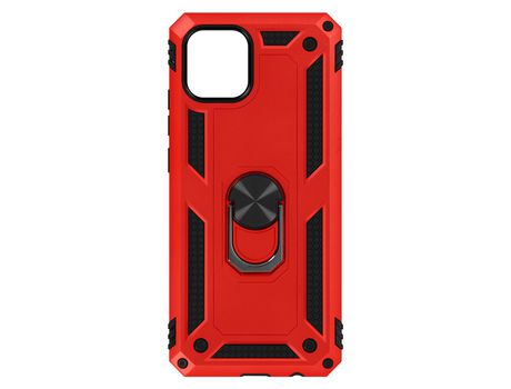 Carcasa con Anillo para Google Pixel 6A AVIZAR BACK-KOSTO-RD-A03R Rojo