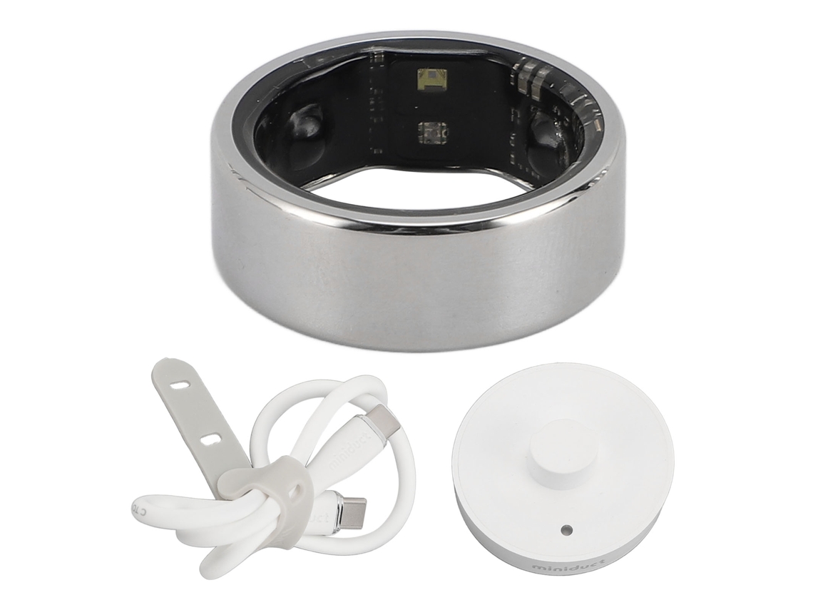 Anillo Inteligente Portátil Con Podómetro, Resistencia Al Agua Ipx8, Seguimiento Del Sueño Y Base De Carga 6