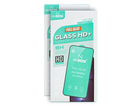 NEW SCIENCE PACK FELIC PARA SAMSUNG GALAXY A10 DEL ALTA COMPLETO DE VIDRIO TEMPLADO EN NEGRO (2 unidades)