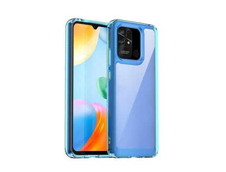 Protección de Airbag de Tapa de Aluminamiento para Xiaomi Redmi 10C Transparente/ Blue Oscuro
