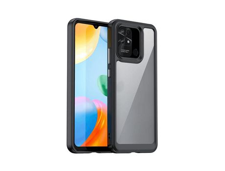 Protección de Airbag de Tapa de Aluminamiento para Xiaomi Redmi 10C Transparente/Negro