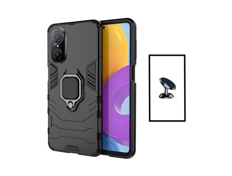 Kit de Soporte Magnético + Cobertura de Protección Militar Magnética para Huawei Nova 9 Se Black