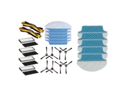 5 piezas para Ecovacs Deebot Dt85 / Dt83 / Dm81 / Dm85 / Dm86 paño de fregado y 1 Juego de cepillo principal/cepillo lateral/filtros/fregona de ropa para Ecov