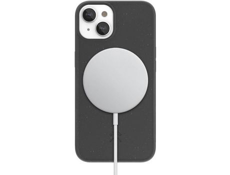 Funda para iPhone 14 Plus WOODC Magsafe Negro