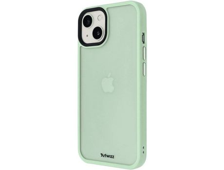Funda para iPhone 13 ARTWIZZ IcedClip Verde
