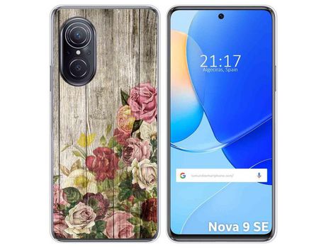Carcasa Huawei Nova 9 Se TUMUNDOSMARTPHONE Dibujos Madera 08 Multicolor