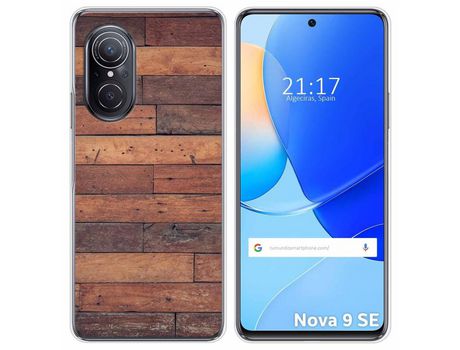 Carcasa Huawei Nova 9 Se TUMUNDOSMARTPHONE Dibujos Madera 03 Multicolor