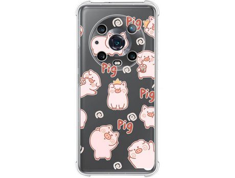 Carcasa Huawei Honor Magic 4 Pro 5G TUMUNDOSMARTPHONE Dibujos Antigolpes Cerdos Multicolor