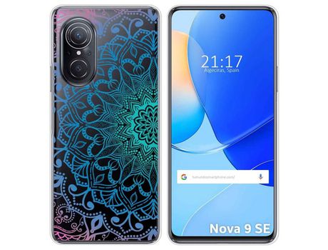 Carcasa Huawei Nova 9 Se TUMUNDOSMARTPHONE Dibujos Transparente Mandala Multicolor