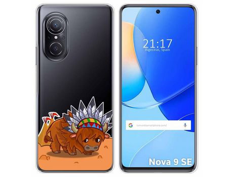 Carcasa Huawei Nova 9 Se TUMUNDOSMARTPHONE Dibujos Transparente Bufalo Multicolor