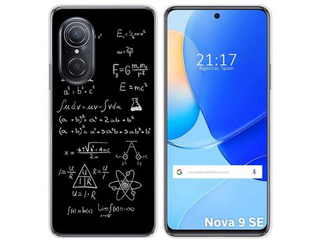 Carcasa Huawei Nova 9 Se TUMUNDOSMARTPHONE Dibujos Formulas Multicolor