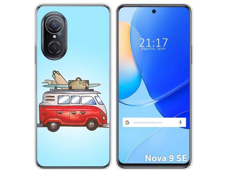 Carcasa Huawei Nova 9 Se TUMUNDOSMARTPHONE Dibujos Furgoneta Multicolor