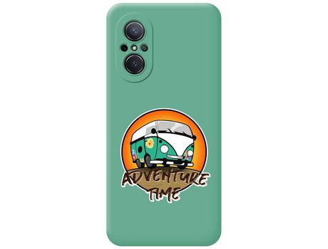 Carcasa Huawei Nova 9 Se TUMUNDOSMARTPHONE Silicona Líquida Dibujos Adventure Time Verde