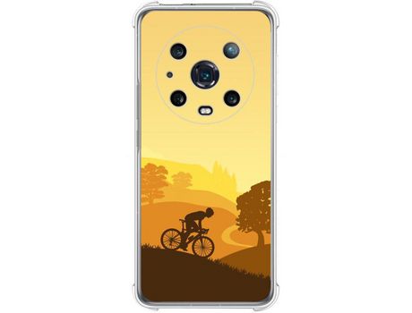 Carcasa Huawei Honor Magic 4 Pro 5G TUMUNDOSMARTPHONE Dibujos Antigolpes Ciclista Multicolor