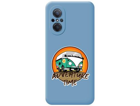 Carcasa Huawei Nova 9 Se TUMUNDOSMARTPHONE Silicona Líquida Dibujos Adventure Time Azul