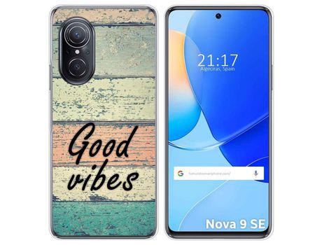 Carcasa Huawei Nova 9 Se TUMUNDOSMARTPHONE Dibujos Madera 01 Multicolor