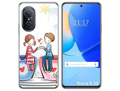 Carcasa Huawei Nova 9 Se TUMUNDOSMARTPHONE Dibujos Café Multicolor