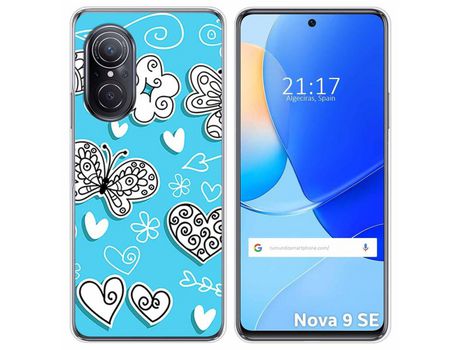 Carcasa Huawei Nova 9 Se TUMUNDOSMARTPHONE Dibujos Mariposas Multicolor