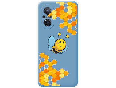 Carcasa Huawei Nova 9 Se TUMUNDOSMARTPHONE Silicona Líquida Dibujos Abeja Azul