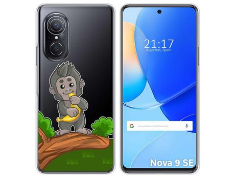 Carcasa Huawei Nova 9 Se TUMUNDOSMARTPHONE Dibujos Transparente Mono Multicolor
