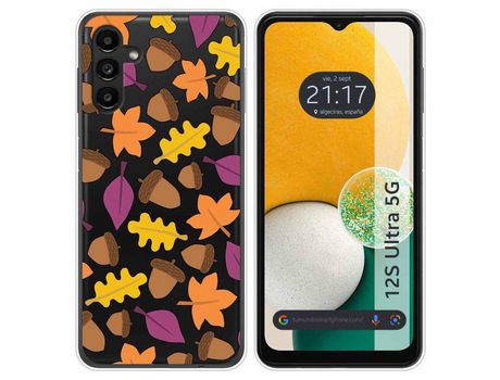 Carcasa Samsung Galaxy A13 5G TUMUNDOSMARTPHONE Dibujos Transparente Otoño Multicolor