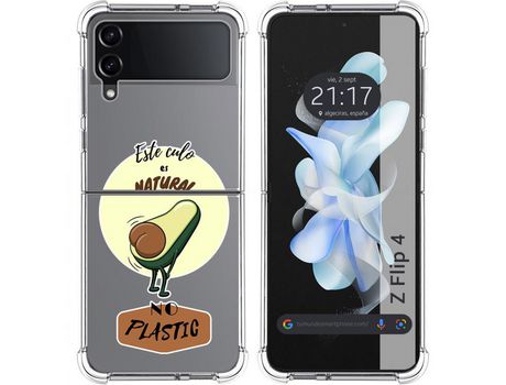 Carcasa Samsung Galaxy Z Flip4 5G TUMUNDOSMARTPHONE Dibujos Antigolpes Natural Multicolor